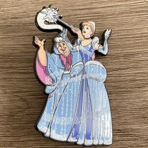 FiGPiN Quest Disney Cinderella and Fairy Godmother Pin - BoxLunch Exclusive